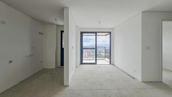 Apartamento 61 m² no 23º andar com 2 dormitorios sendo 1 suíte, vaga de garagem livre e sacada com churrasqueira