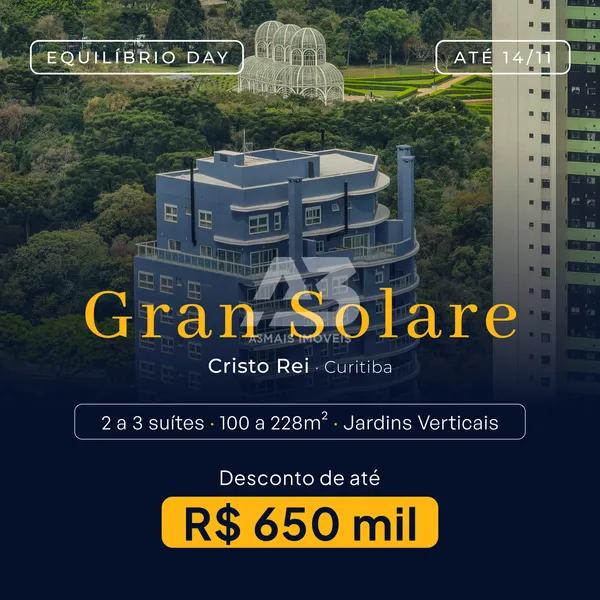 Apartamentos e cobertura prontos para morar no Cristo Rei – Gran Solare
