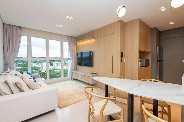 Apartamento com 1 dormitório à venda, 60 m² por R$ 800.000,00 - Cabral - Curitiba/PR