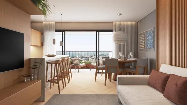 Lançamento à venda,66 m² privativos, 2 dormitórios, 1 suíte, 1 vaga,  Novo Mundo, Curitiba, PR