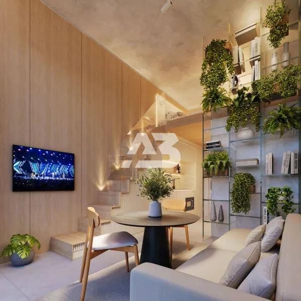 REVENDA - Apartamento com 1 dormitório à venda, 48 m² por R$ 670.000 - Centro - Curitiba/PR