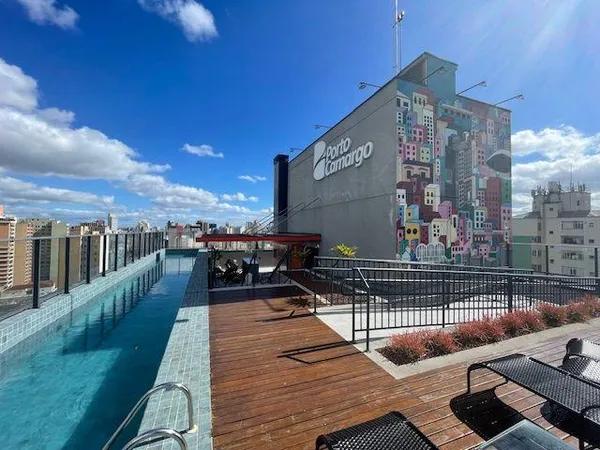 STUDIO NOVO NO CENTRO COM EXCELENTE INFRA ESTRUTURA ANDAR ALTO