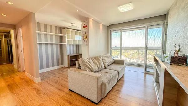 Apartamento 77m² - 3 Quartos (Mobiliado) no Flexcity - Andar Alto e 2 Vagas
